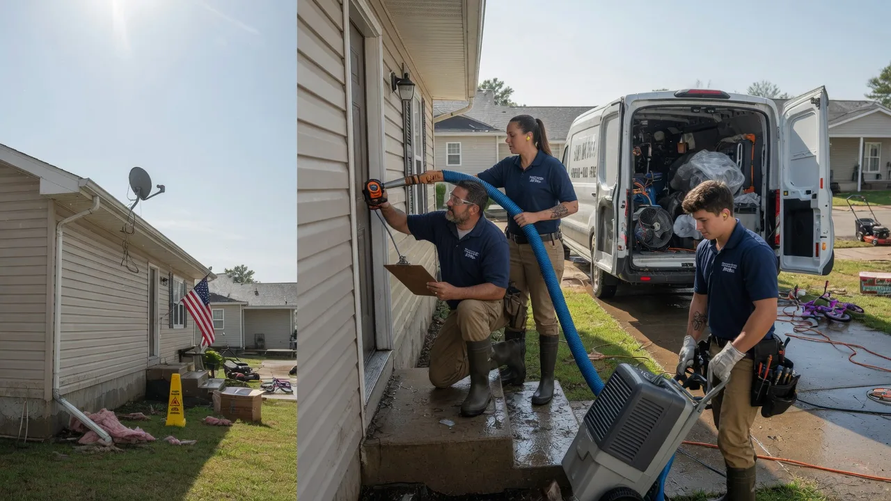 Ceiling Water Damage Restoration in Hartford, WV near me